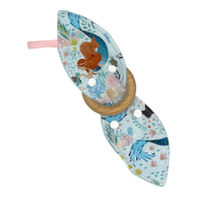 Load image into Gallery viewer, Crinkle Teether in 'Mermaid Dance'