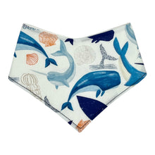 Load image into Gallery viewer, Bandana Bib in ‘Whale Watch’