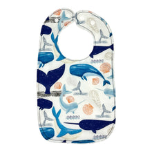 Load image into Gallery viewer, Everyday Bib in 'Whale Watch'