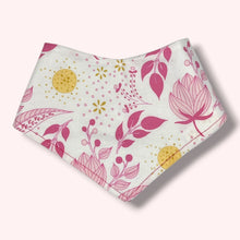 Load image into Gallery viewer, Bandana Bib in ‘Pink Floral’