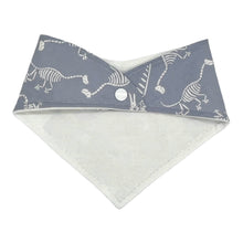 Load image into Gallery viewer, Bandana Bib in "Dino Dig"
