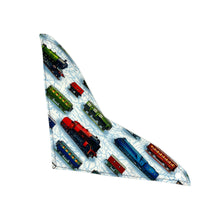 Load image into Gallery viewer, Bandana Bib in ‘Trains’