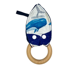 Load image into Gallery viewer, Crinkle Teether in 'Whale Watch'