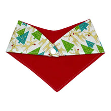 Load image into Gallery viewer, Bandana Bib in "Sparkling Rudolph"