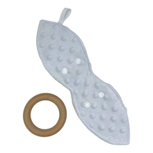 Load image into Gallery viewer, Crinkle Teether in 'Mint Zebras'