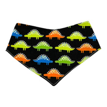Load image into Gallery viewer, Bandana Bib in "Dino Parade"