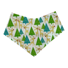 Load image into Gallery viewer, Bandana Bib in "Sparkling Rudolph"