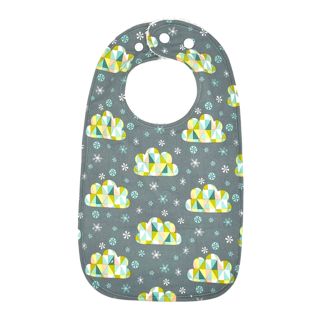 Everyday Bib in 'Snow Clouds'