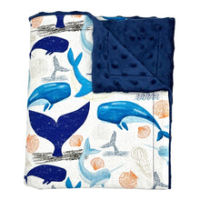 Load image into Gallery viewer, Blanket in &#39;Whale Watch’
