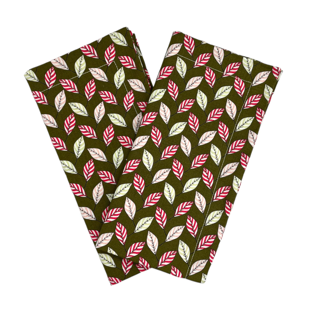 Dinner Napkins in Fall Foliage (Set of 2)