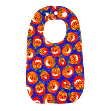Load image into Gallery viewer, Everyday Bib in ‘Jack O’Lanterns’
