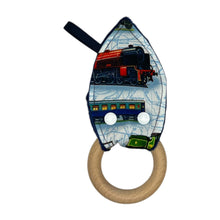 Load image into Gallery viewer, Teether in ‘Trains’
