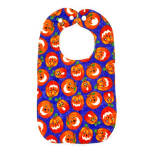 Load image into Gallery viewer, Everyday Bib in ‘Jack O’Lanterns’
