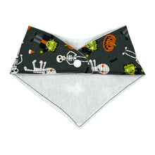 Load image into Gallery viewer, Bandana Bib in ‘Halloweenies’
