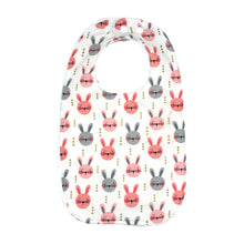 Load image into Gallery viewer, Everyday Bib in &#39;Bunny Hop in Pink&#39;
