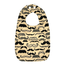 Load image into Gallery viewer, Everyday Bib in &quot;Marvellous Mustaches&quot;
