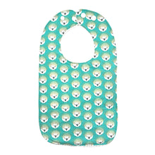 Load image into Gallery viewer, Everyday Bib in &#39;Glitter Critters in Turquoise&#39;
