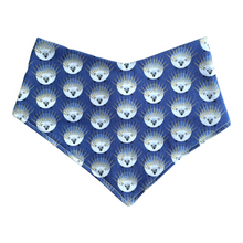 Load image into Gallery viewer, Bandana Bib in &quot;Navy Glitter Critters&quot;
