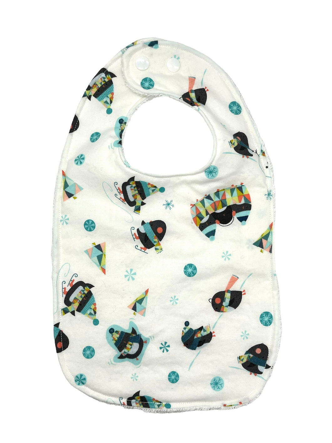 Everyday Bib in 'Penguin Party'