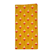 Load image into Gallery viewer, Dinner Napkins in Gold Summer Flowers (Set of 2)
