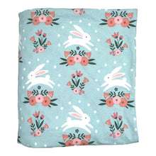 Load image into Gallery viewer, Blanket in &#39;Floral Bunnies’

